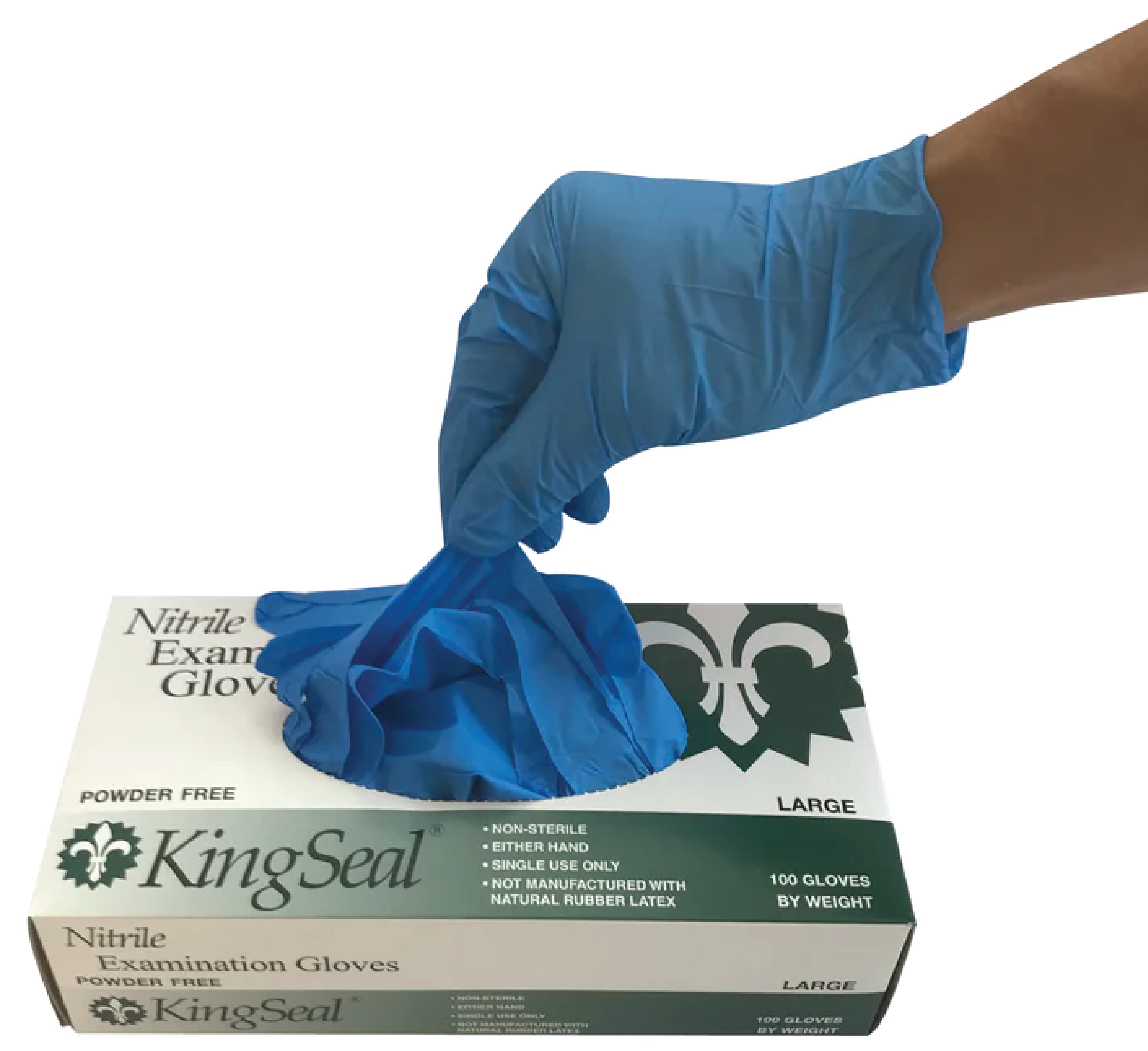 NITRILE GLOVE 3 MIL BLUE SMALL-image
